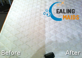 Before and After Steam Mattress Cleaning